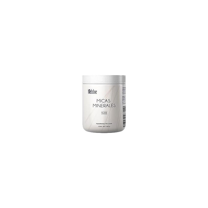 HEBBE - Mica Mineral Nude 100g Ingrediente Premium para Cosméticos