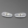 DOREKIN 5 Pairs Transparent Glass Glasses Sunglasses Nose Pads for