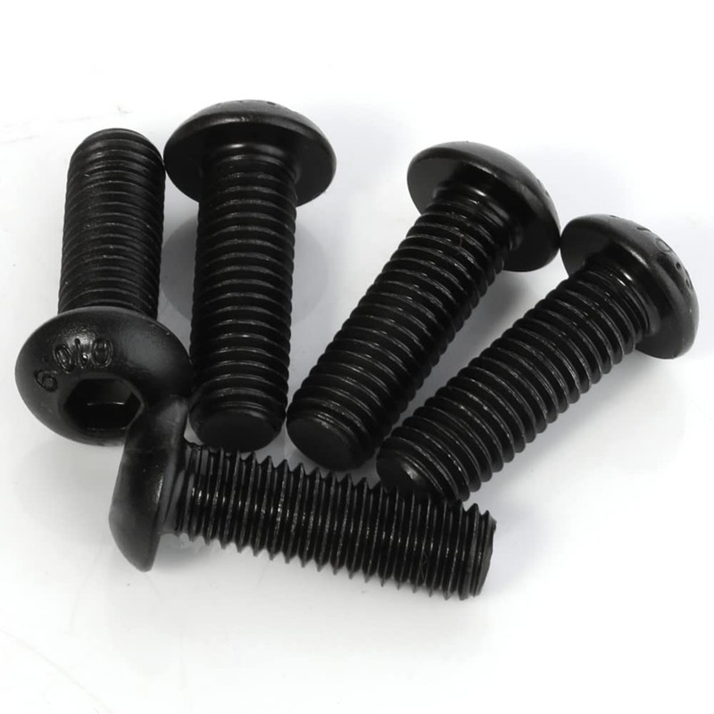 M5 x 12mm Button Head Hex Socket Cap Screws, Grade