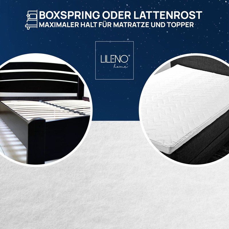 LILENO HOME Non-Slip Mattress Stopper for Box Spring Bed –