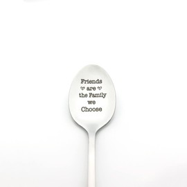 Best Friend Spoon Gifts for Women Friends are The Family We Choose Spoon Christmas Birthday Gifts Mothers Day Gifts Going Away Gifts Friendship Gifts for Friends Bestie BFF