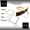 NataschaWoge® Clover Leaf Stainless Steel XXL Gold Rose Gold Silver