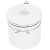 Stainless Steel Sealed Canister Coffee Flour Sugar Container Storage Jar