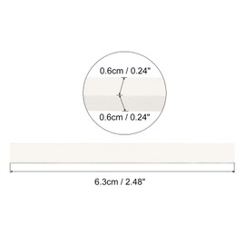 PATIKIL Compressed Charcoal Sticks, 12 Pack Art Supplies Sketch Square Stick for Artist Drawing Sketching Shading Painting, White