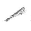 Rockyu Dragon Pattern Tie Clip, Men's, Gold & Silver, Metal,