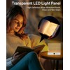 Lámpara de Lectura LED Plana y Transparente Recargable White