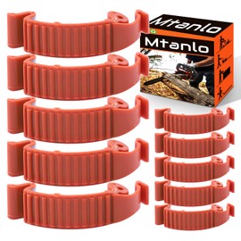 Mtanlo Pack of 10 Chainsaw Cylinder Cover Buckle Clip for Husqvarna 435 440E 445 450 450E 570 575 576 Chainsaw Garden Lawn Accessories Replacement Parts OEM 503894701
