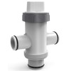 POOLHACKER Dual Split Hose Plunger Valve, Above Ground Pool Parts,