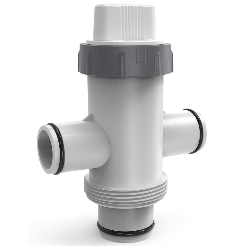 POOLHACKER Dual Split Hose Plunger Valve, Above Ground Pool Parts,