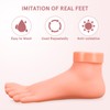 Baluue Elastic Foot Nail Practice Model for Nail Art Manicure