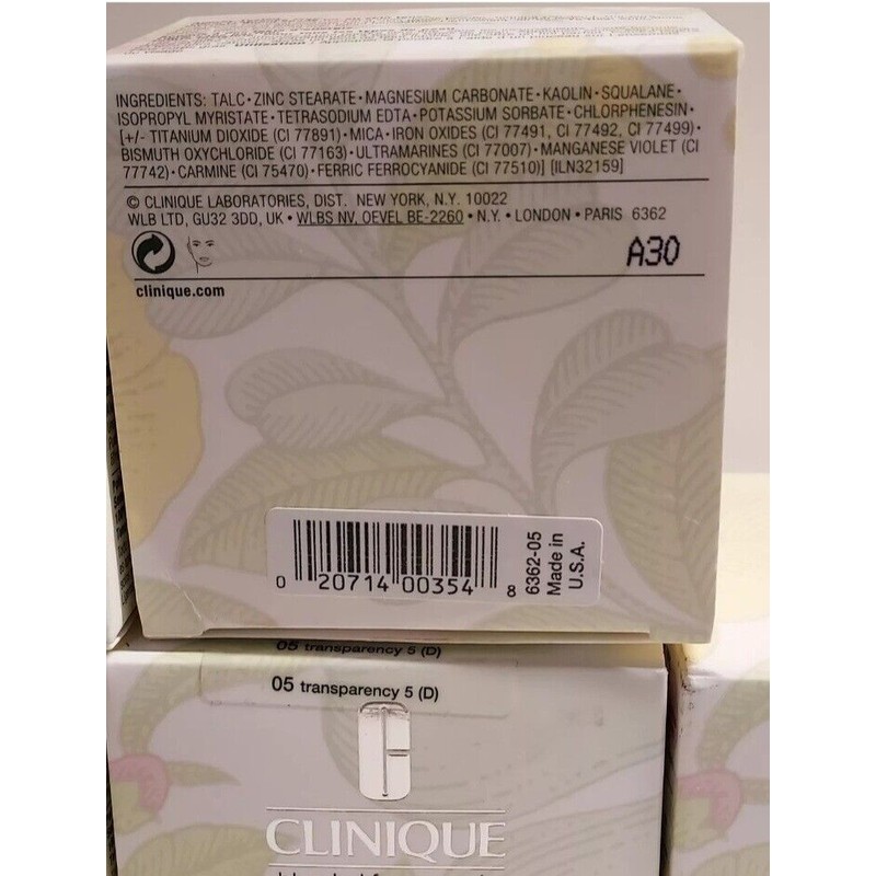 CLINIQUE Blended Face Powder and Brush *05 TRANSPARENCY BRONZE* /