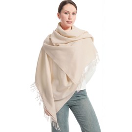 lifwimner Winter Scarfs for Women Pashmina Shawls Wraps for Evening Dresses Weddings Large Warm Soft Scarves(Beige)
