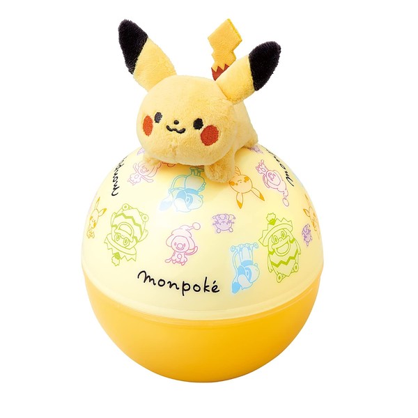 Toy Royal Monpoke Raleigh Chime (Pikachu / Pokemon) Rise Spill Doll (Rattle, Removable, Hand Washable) Baby Chime Toy, Made in Japan