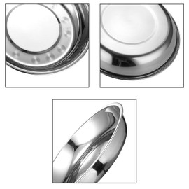 Eslite Eslite 6-Piece 18/10 Stainless Steel Round Plates,Dinner Plate Dish,9-Inch