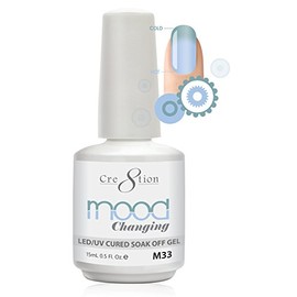 [M33] Cre8tion - Mood Changing Collection Soak Off Gel [Easy Application] LED/UV cured 15mL/0.5 fl oz