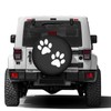 Foruidea Paw Print Spare Tire Cover Dust-Proof Wheel Tire Cover