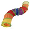 Pet Tunnel Iridescent Foldable Cat STunnel with Interactive Ball and