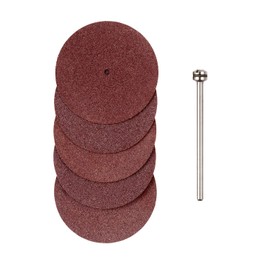 PROXXON No. 28811 Cutting Wheel 5 Pieces with Shaft [Whetstone Diameter 1.5 inches (38 mm), Thickness 0.03 inch (0.7 mm), Shaft Diameter 0.09 inch (2.35 mm)