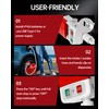 Portable Fuel Transfer Pump with Auto-Stop Sensor-3.2GPM, Battery or USB