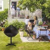 nomiou Grill Cover Fit for George Foreman 12-Serving Indoor/Outdoor Rectangular