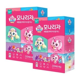 모나리자 티니핑 미니 미용티슈 230매 6입 x 2개 각티슈 화장지_JS Mona Lisa Teenie Ping Mini Beauty Tissue 230 Sheets 6 Packs x 2 Each Facial Tissue