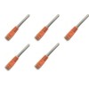 5ft (5 FT) Cat5e Ethernet Network Crossover Cable Gray w/Orange