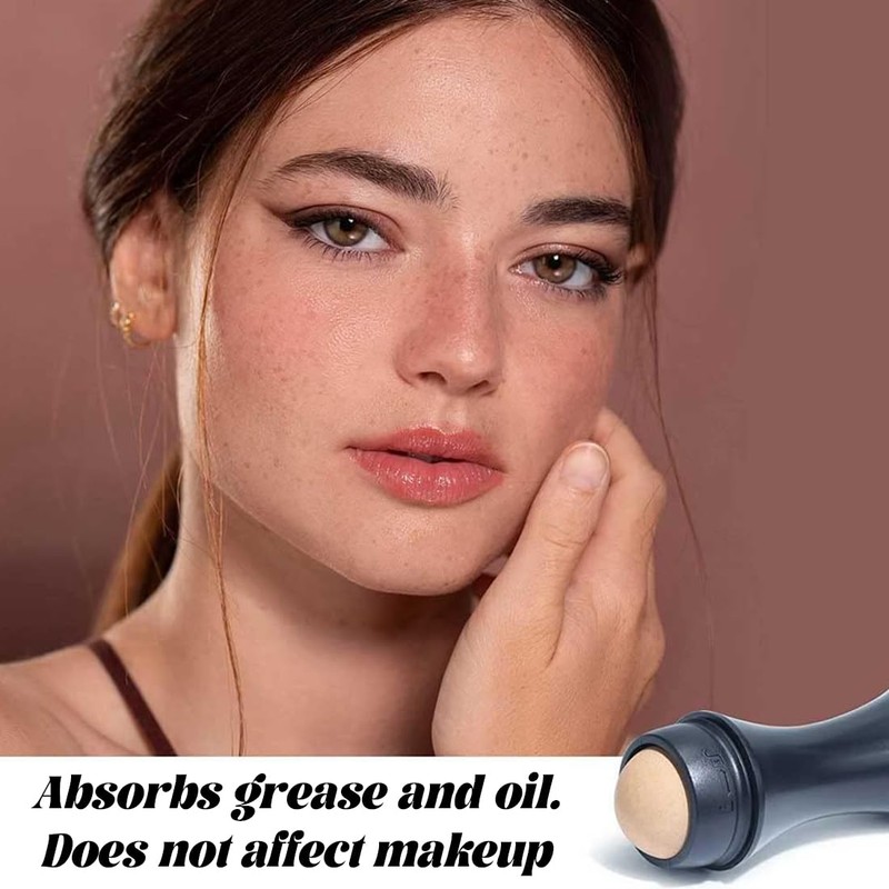 Volcanic Roller, Oil Absorbing Face Roller, Ölabsorbierender Roller Vulkanstein Gesichtsroller,