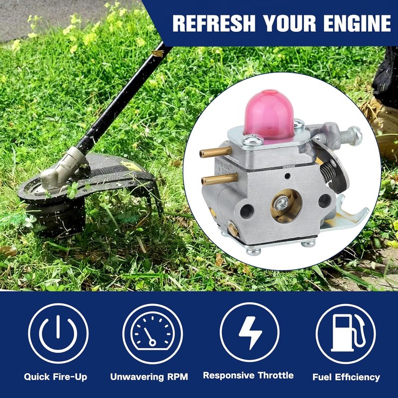Powtol SST25 Carburetor for Poulan Weedeater Featherlite FL26 FL20 XT260
