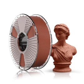 SUNLU PLA Rainbow Filament Silk PLA+ Rainbow Filament 3D Printer Filament Multicolor 3D Printer Filament for Easter, Christmas & Small Business (Smooth Color Change 8m/Color, 1kg 330m:_Brick Red High Speed PLA Marble