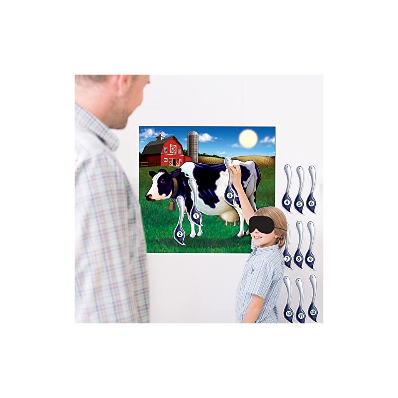 Beistle Pin The Tail On The Cow Game