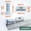 10 Pack Channel Nut and 1/2" x 15/16" Bolt for