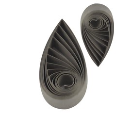 ODETOJOY Paper Quilling Strips 5mm Charcoal Gray Quilling Papers 5mm Slate Gray Craft Single Color Paper Strips 120pc (Dark Gray)