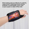Heated Wristband 3 Temperature Gears Hot Compress Massage Relieve Pain