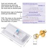 Suskriyocic 2 Pack Painless Ear Piercing Gun Disposable Self Earring
