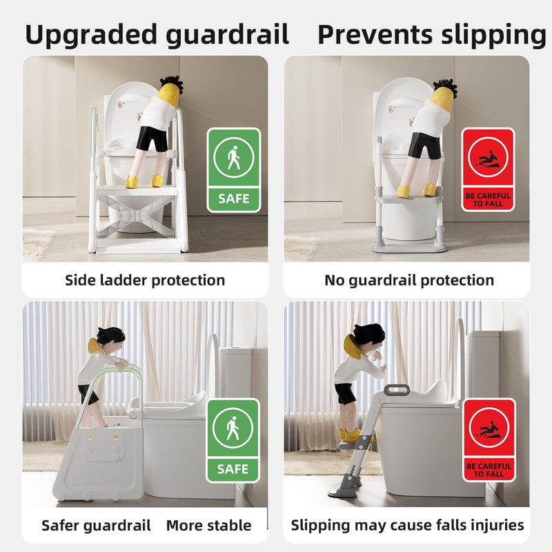 3 in 1 Potty Training Toilet Seat & Toddler Step