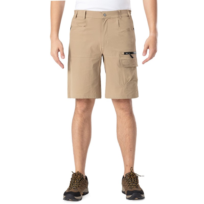 YSENTO Men's Golf Cargo Shorts Relaxed Fit Quick Dry Hiking