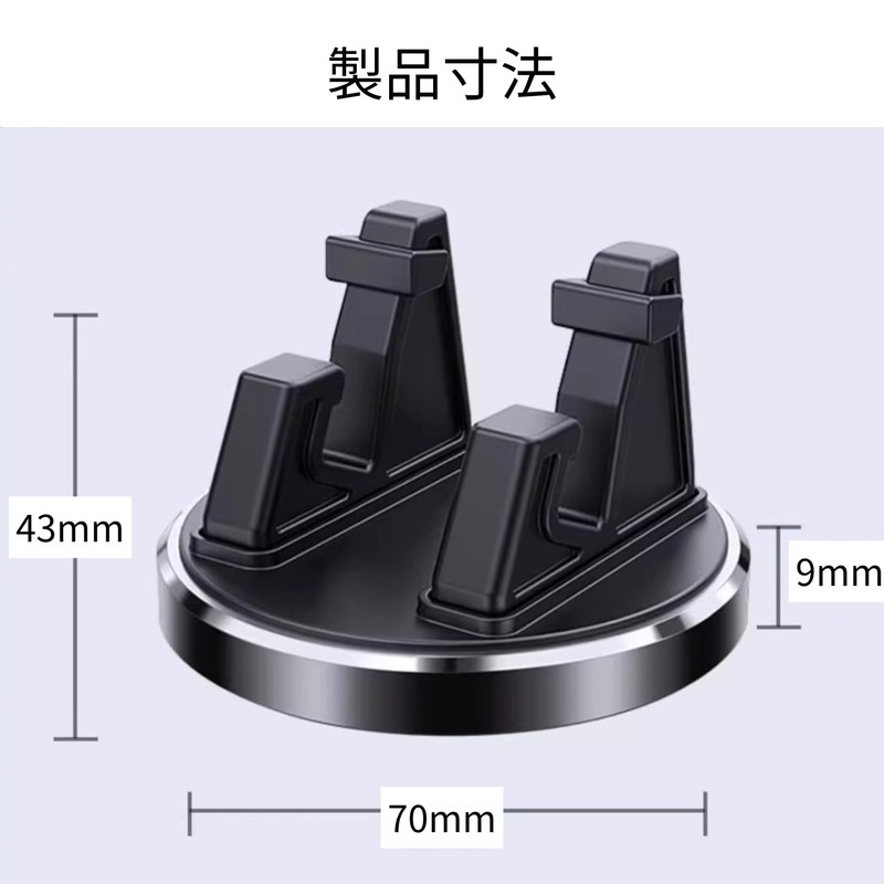 COZENTA Smartphone Holder, Car Place, 360 Degree Rotation, Notebook Type