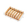 Bamboo Naturals Bar Soap Dish for Sink or Shower, Odor