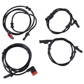 Slakerbe 4PCS Wheel Speed Sensor,Front Rear Right & Left ABS Wheel Speed Sensor 2115403117,2115401217,0986594563,2115403017 Fit for E280, E320,E350,E500,E55