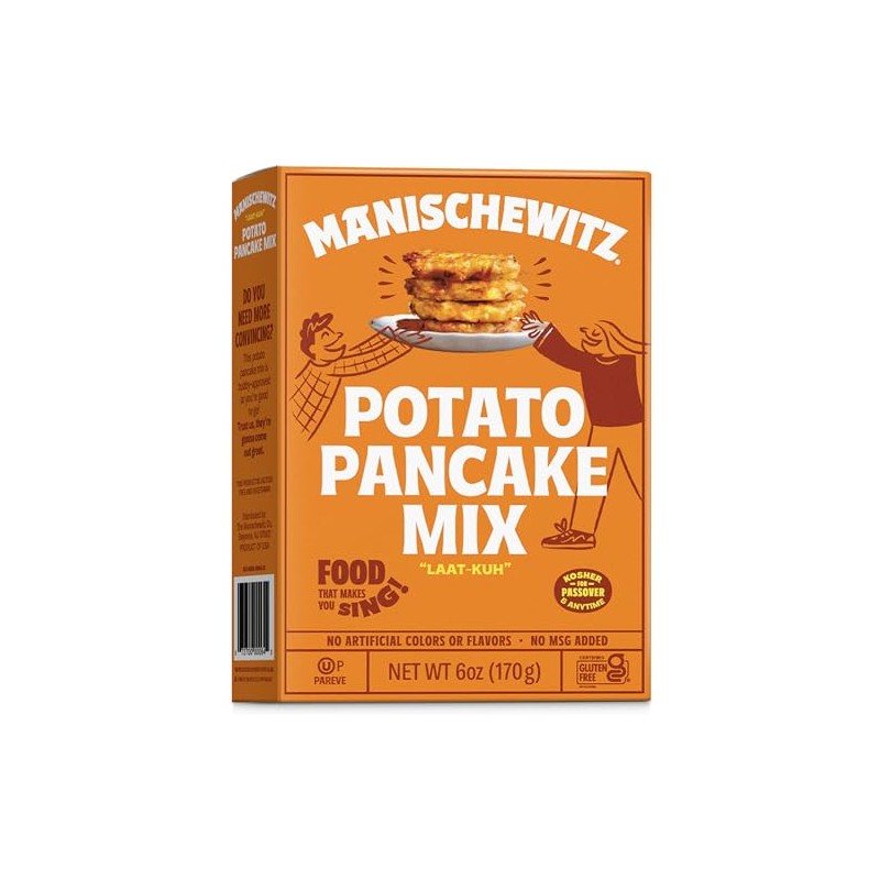 Manischewitz Potato Pancake Mix 6oz | Gluten Free, No MSG,