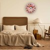 NOMEDOGYIM Donuts Wall Clock Single Pink Ones Battery Powered Wall