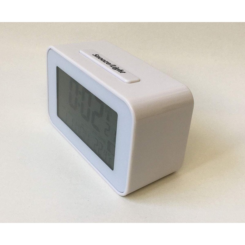 Soytich Radio Controlled Clock with Thermometer Radio Alarm Clock in