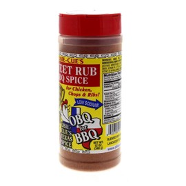 Obie-Cue's Sweet Rub BBQ Spice for Chicken, Chops & Ribs (12 oz)