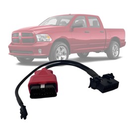 VZG Security Gateway Diagnostic OBD2 Cable for Ram 1500, SGW Adapter Connector Compatible with 2018-2020 Dodge Ram 2500,16pin to 2pin OBDII Gateway Connection Cable for Cummins Module Inspection