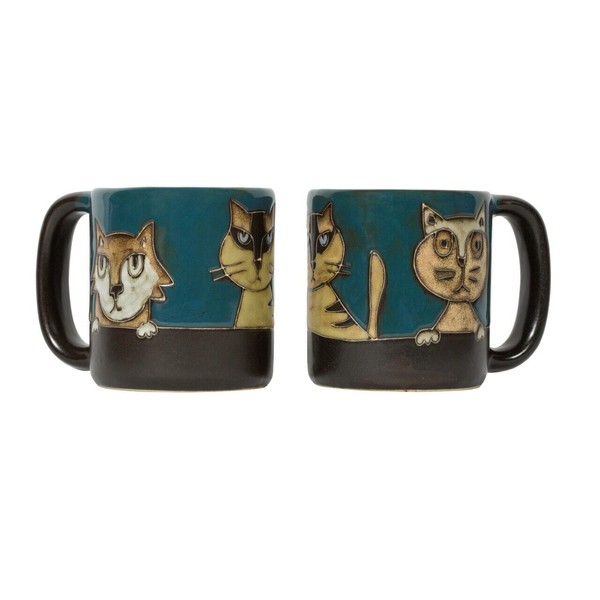Mara Stoneware Mug - Cat's Meow - 16 oz  (610B8)