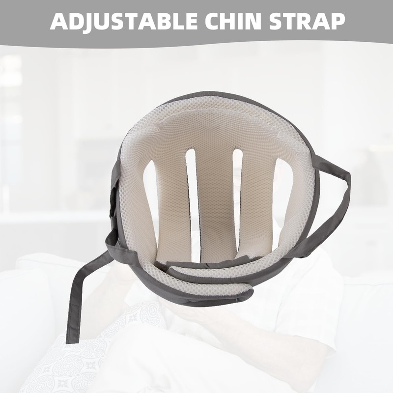 Thick Protective Helmet for Elderly Youth, Adjustable Protective Helmet for
