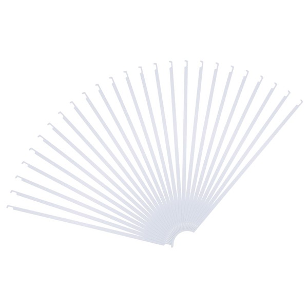 PATIKIL 25pcs Hanging File Folder Metal Bars Rods, 12.8 Inch