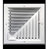 8 x 8 (in) HVAC Vent Cover - Corner Aluminum