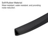 sourcing map U Channel Edge Trim, 11.5ft Length Rubber Guard