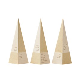 Enesco Foundations Holy Family Nativity Pyramid Figurine Set, 9.25 Inch, Multicolor